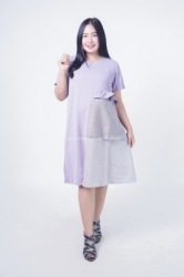 Dress Ibu Hamil Menyusui Korean Style 3 Layer Disya Dress   DRO 941 1  large